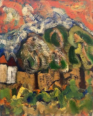 Art work by Alvaro Baragli Key Largo Florida  - oil canvas 